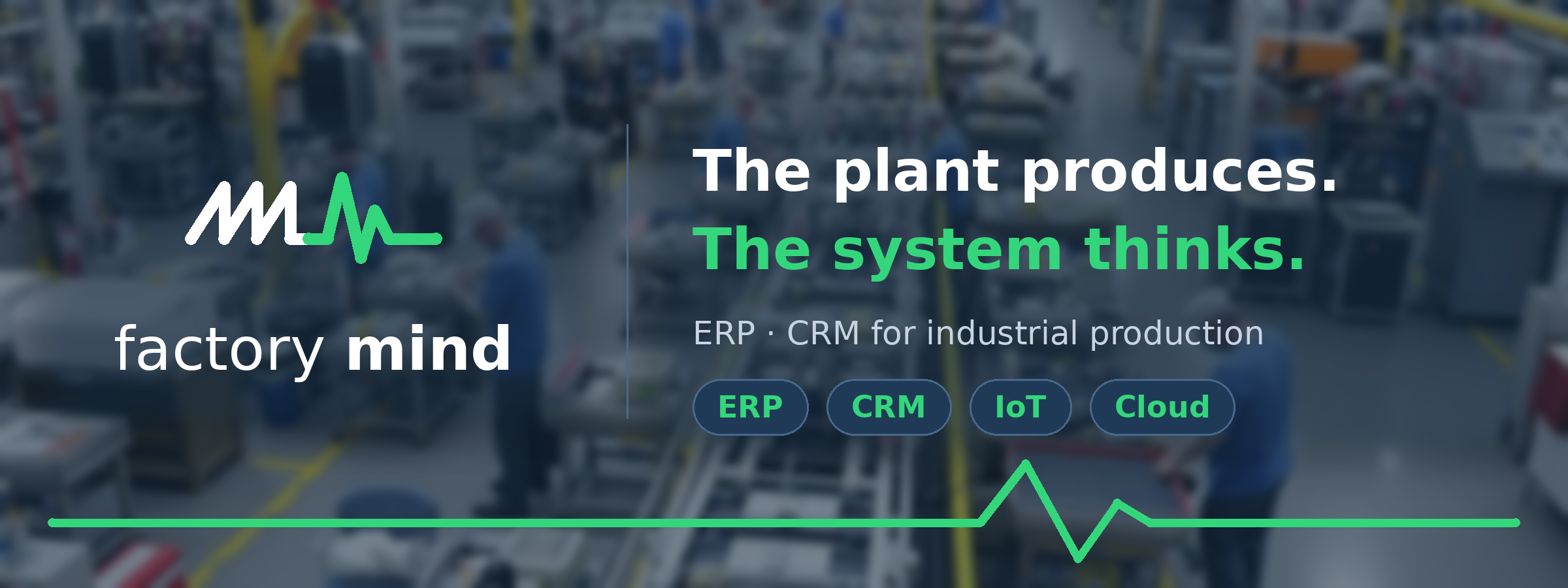 Factory Mind — ERP, CRM, IoT and Cloud for industrial production