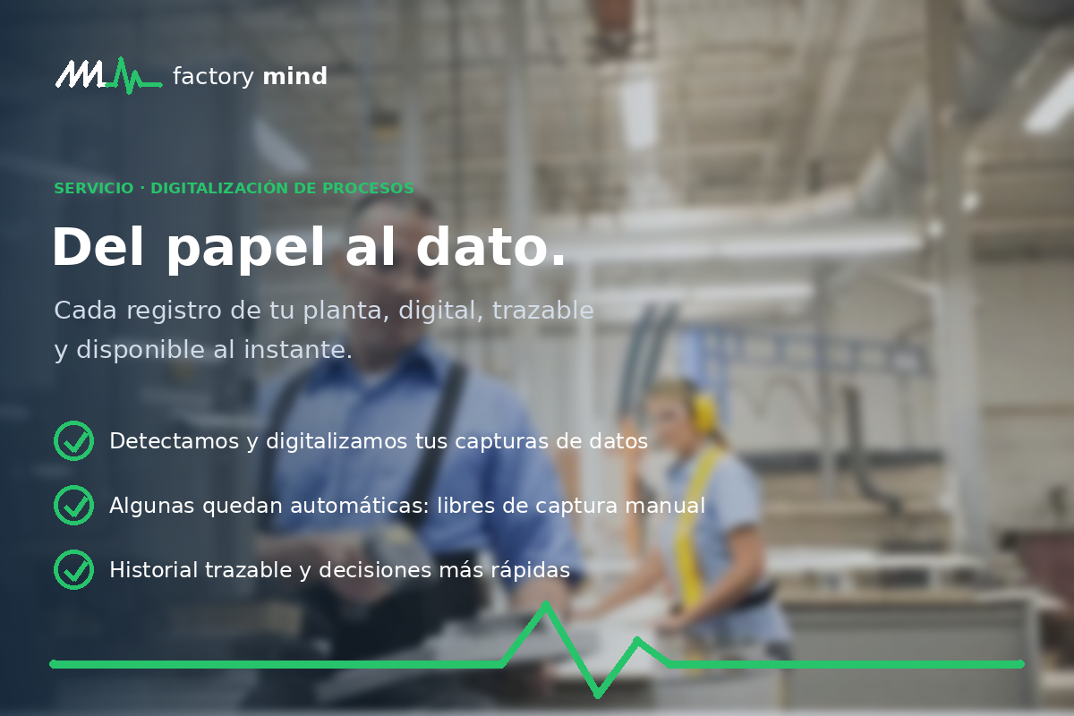 Ilustración del servicio de Digitalización de procesos
