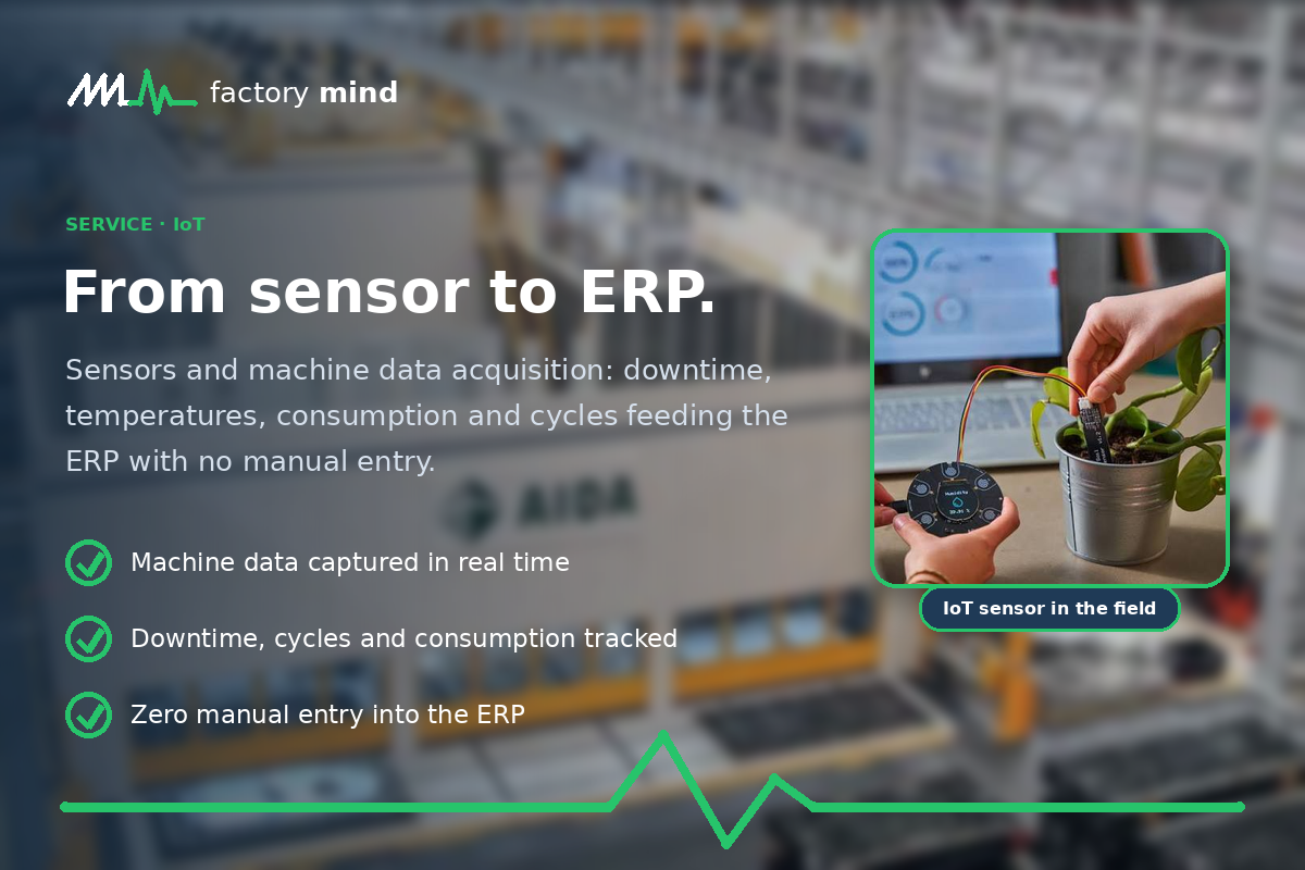 Ilustración del servicio de IoT